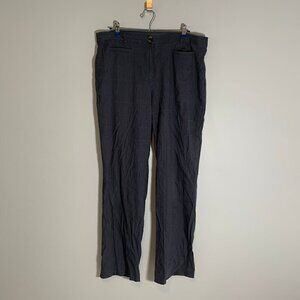 J. Jill linen stretch pull on elastic waist tall long casual career dress‎ pants